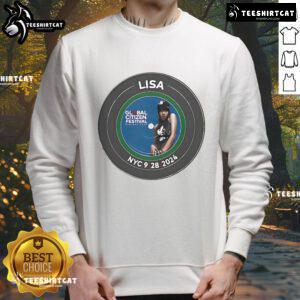Good Global Citizen GCF 2024 Lisa sweatshirt in vibrant colors, showcasing eco-friendly fashion and social responsibility.