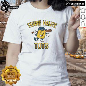 Good Terre Haute Tots ladies tee featuring a stylish design, perfect for casual outings and showing local pride.