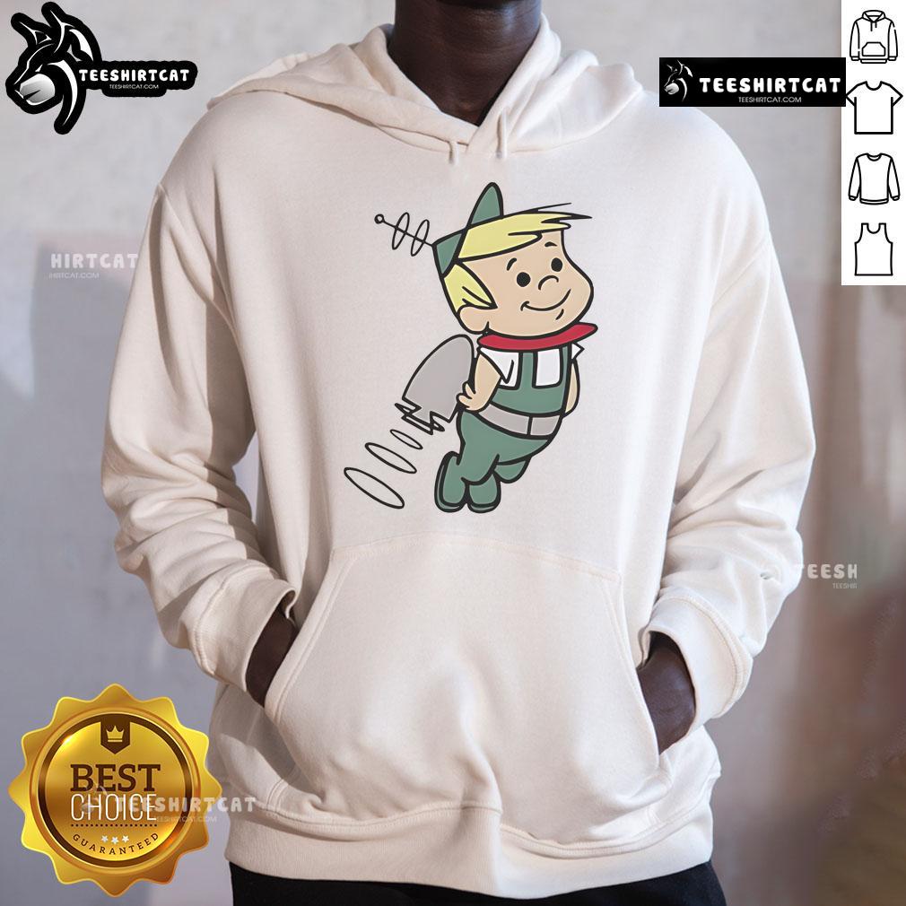 Elroy Jetson cartoon hoodie featuring vibrant graphics from The Jetsons, perfect for fans of classic animated series.