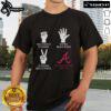 Atlanta Braves T-Shirt featuring fun rock, paper, scissors design with 'Nothing Beats Braves' slogan. Perfect for fans!