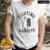 Nice Fighting Rabbits T-Shirt featuring playful rabbit graphics in vibrant colors, perfect for animal lovers and casual wear.