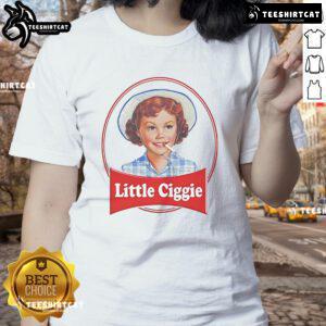 Nice Little Debbie Ciggie Ladies Tee featuring a stylish graphic design perfect for casual wear and smoking enthusiasts.