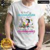 Alt Text: Nice Peanuts 'What Is Grammatude You Ask' T-Shirt featuring playful message about grandbabies and protection.