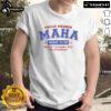Alt Text: Maha Moms Club T-Shirt: 'Nice Proud Member' design, promoting independence from government co-parenting.