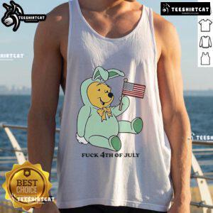 Alt Text: Colorful 4th of July 2025 tank top featuring a fun Winnie the Pooh design for festive summer celebrations.