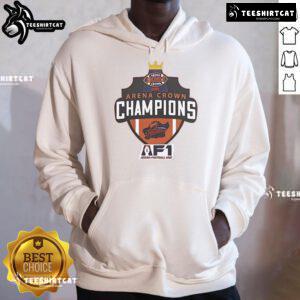 Official Albany Empire 2025 Arenabowl Champions F1 Hoodie in stylish design, perfect for fans and collectors.