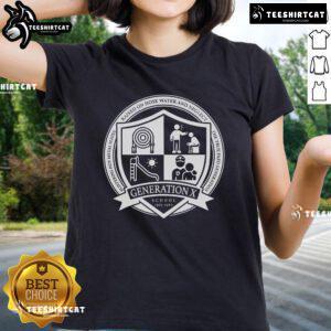 Official Generation X School Ladies Tee featuring a stylish design, perfect for fans of the Generation X culture.