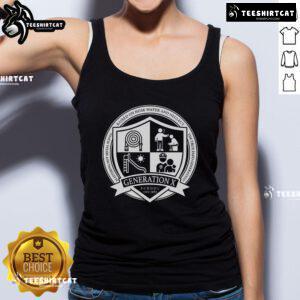Official Generation X School Tank Top featuring a stylish design, perfect for casual wear and showcasing school spirit.