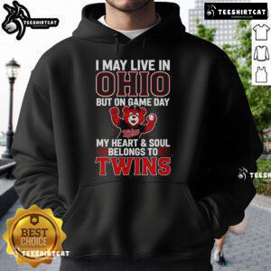 Official Minnesota Twins hoodie for fans who live in Ohio but cheer for their team on game day.