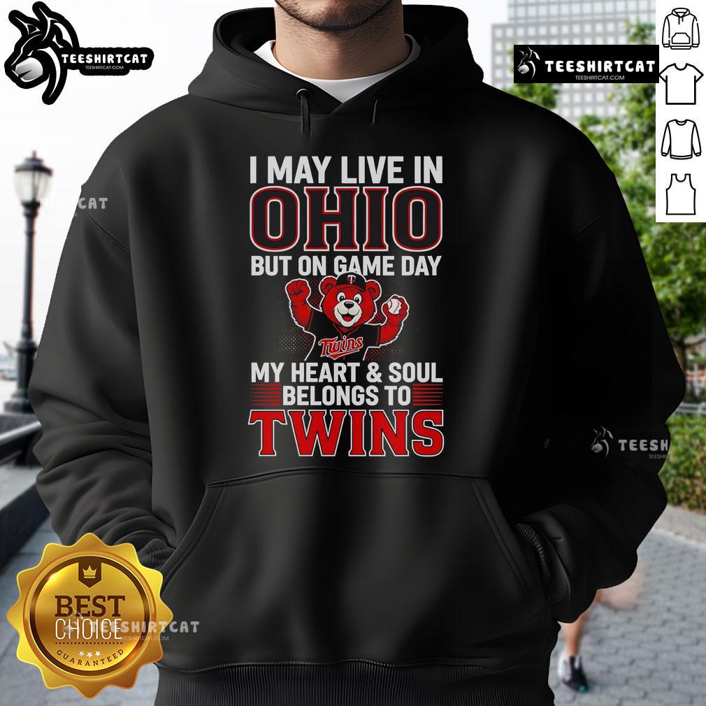 Official Minnesota Twins hoodie for fans who live in Ohio but cheer for their team on game day.