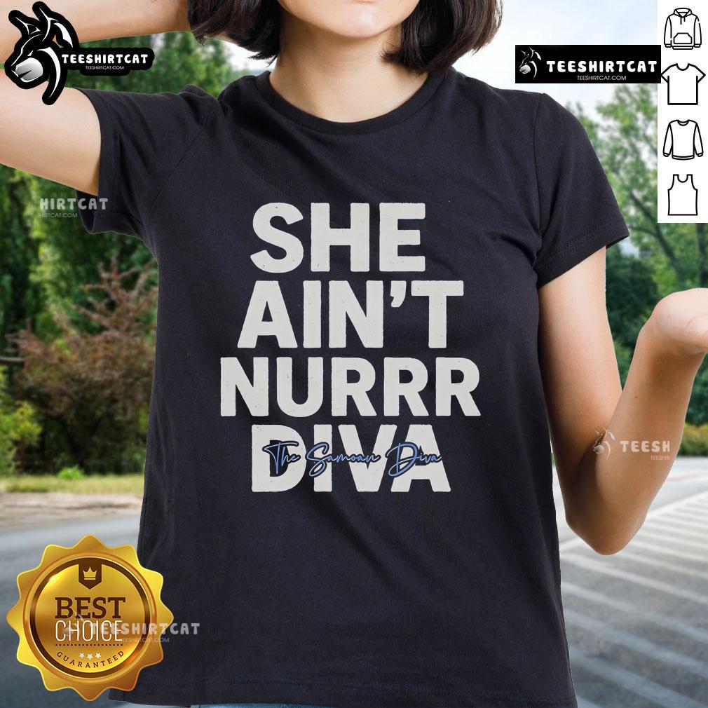 Official Jeyla The Samoan Diva Ladies Tee featuring vibrant design and comfortable fit for fans of Jeyla.