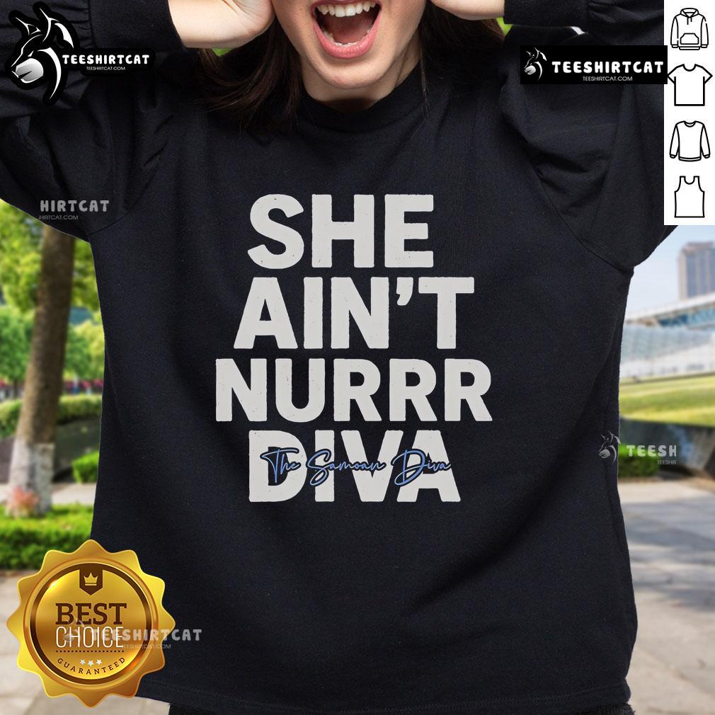 Alt Text: Official Jeyla The Samoan Diva Sweatshirt featuring a stylish design and vibrant colors, perfect for fans and fashion lovers.