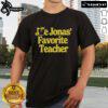 Official Joe Jonas Favorite Teacher T-Shirt featuring a stylish design perfect for fans and educators alike.