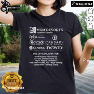 Official MGM Resorts International Red Rock Caesars Ladies Tee featuring stylish design and premium quality fabric.