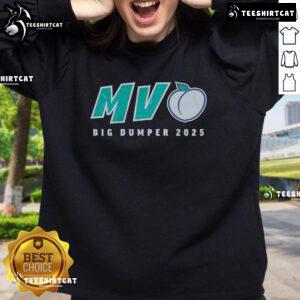 Official MV Peach Big Dumper 2025 Sweatshirt featuring vibrant colors and trendy design for stylish streetwear.