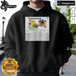 Official Mexican Slum Rats North American Fall Tour 2025 poster featured on a stylish hoodie.