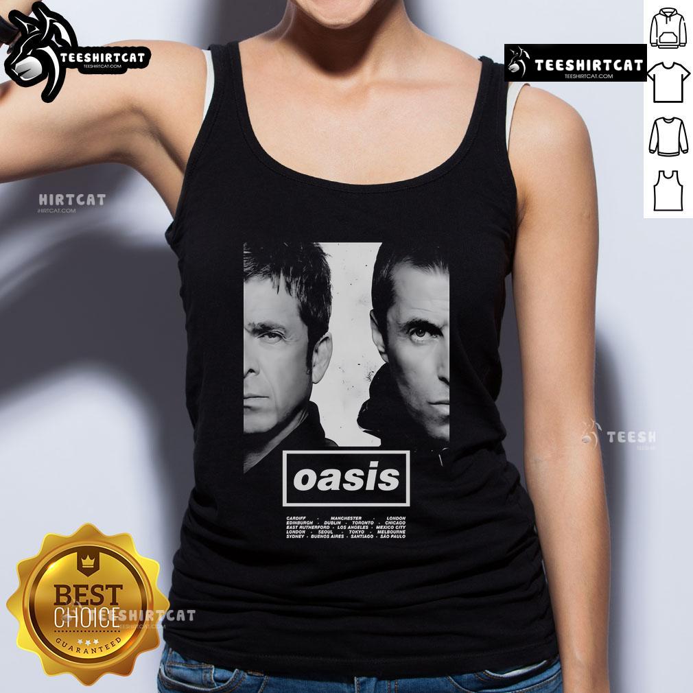 Official Oasis Live Tour 2025 Poster T-Shirt - Teeshirtcat