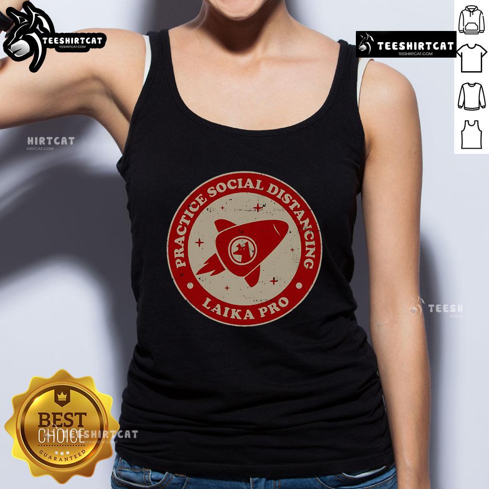 Social distancing in style with the Laika Pro Tank Top during official practice sessions.