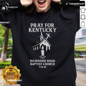Official Pray For Kentucky Richmond Road Baptist Church Shooting Tribute sweatshirt design, honoring the community.