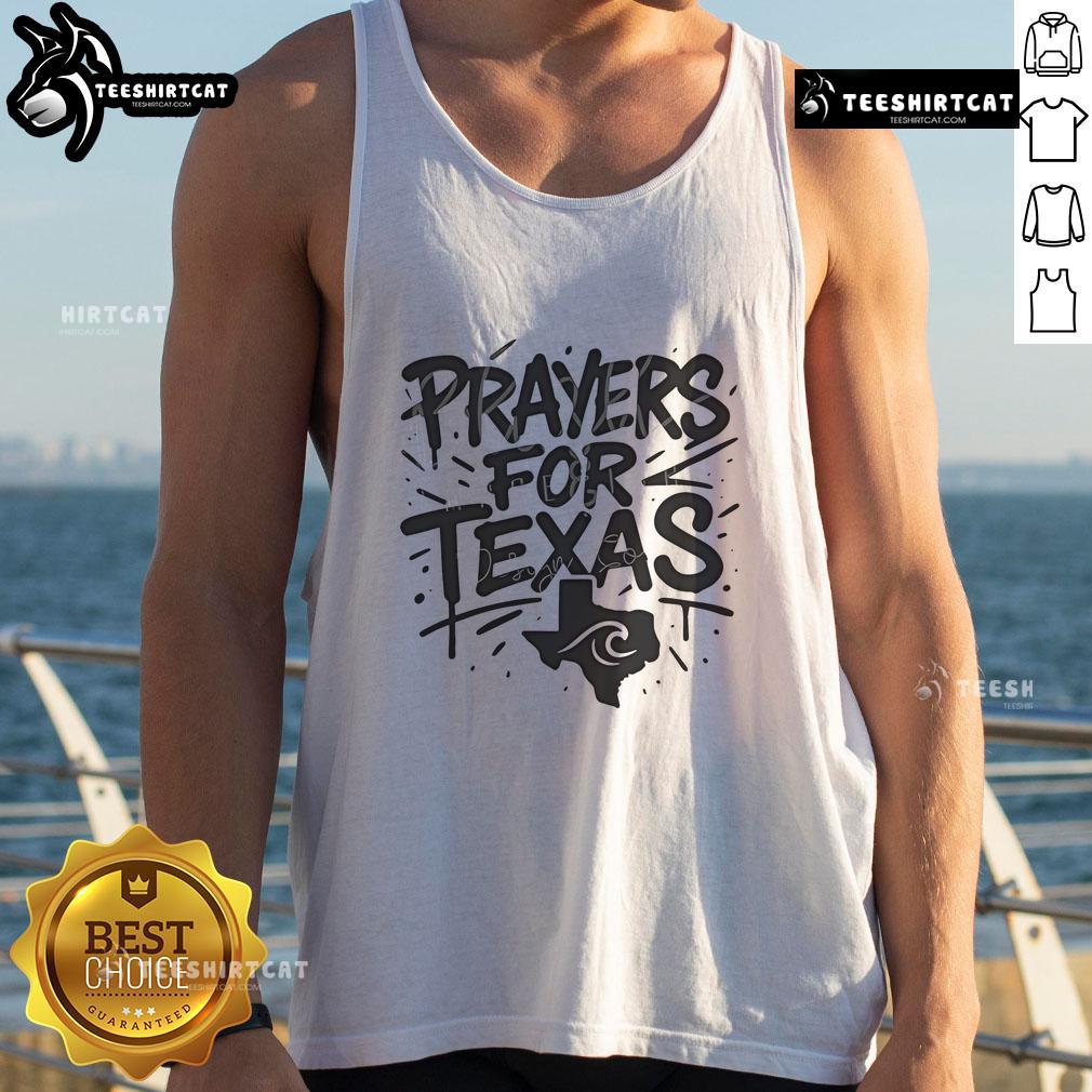 Official Prayers for Texas Shirt - Flood Support Tank Top featuring a heartfelt design for Texas disaster relief.