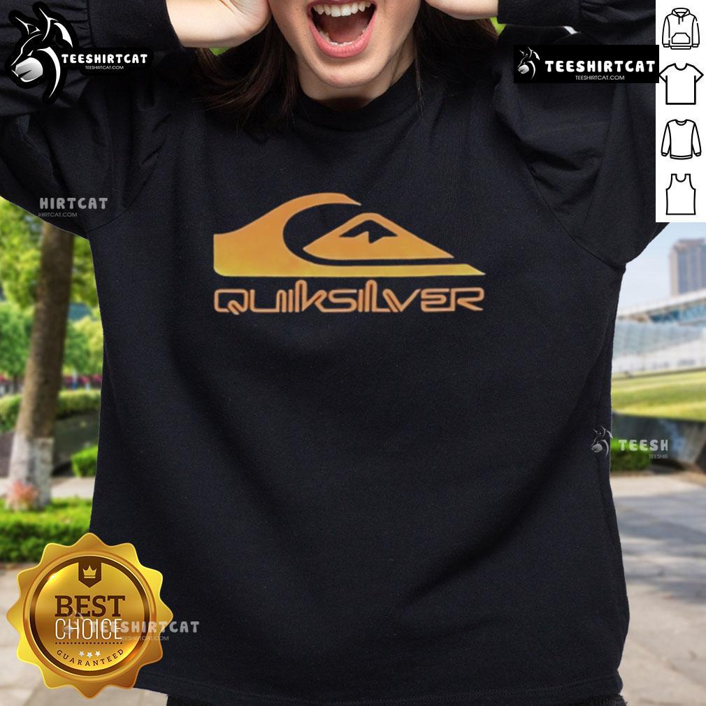 Alt Text: Official Quiksilver Boys 2 to 7 Omni Wave Sweatshirt in navy blue with logo, perfect for stylish and comfortable wear.
