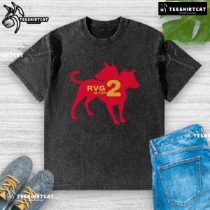 Official RVG TV 2 washed t-shirt featuring a stylish design, perfect for casual wear and fans of RVG TV.