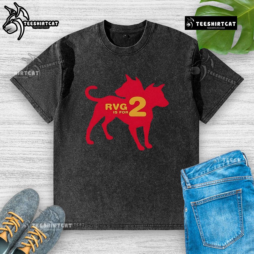 Official RVG TV 2 washed t-shirt featuring a stylish design, perfect for casual wear and fans of RVG TV.