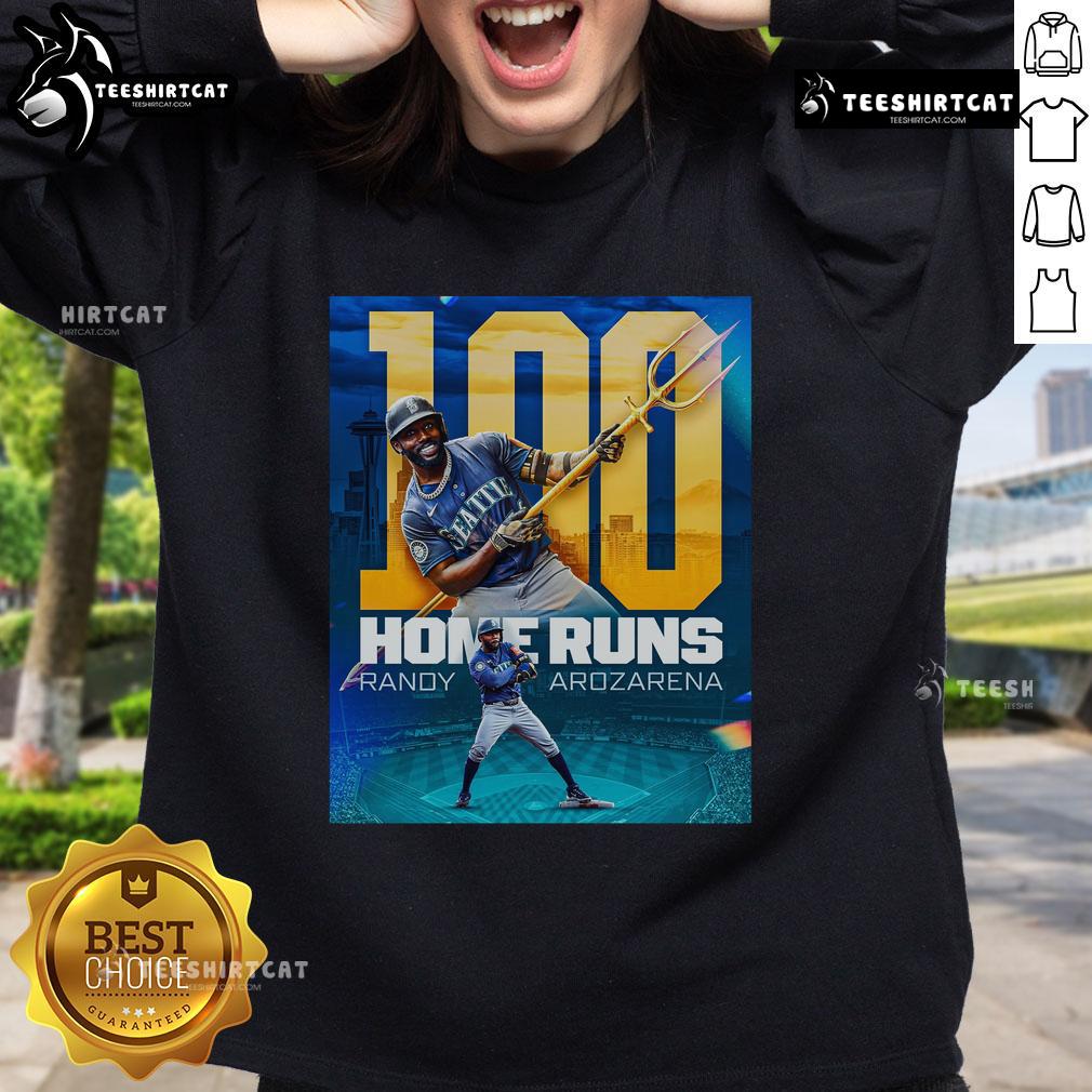Official Randy Arozarena Home Runs Sweatshirt featuring vibrant graphics and bold design for baseball fans.