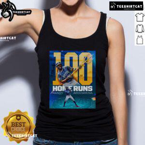 Official Randy Arozarena Home Runs Tank Top featuring vibrant graphics celebrating the MLB star's achievements.
