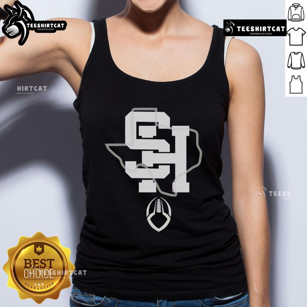 Official SH Texas Football Tank Top in vibrant colors, perfect for game day and showing off team spirit.