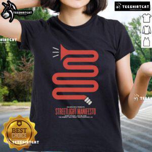 Official Streetlight Manifesto concert tee for July 25, 2025, in San Francisco, CA featuring vibrant design and band logo.