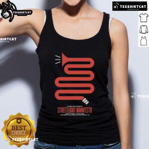 Official Streetlight Manifesto concert tank top from San Francisco, CA, July 25, 2025, featuring vibrant band graphics.