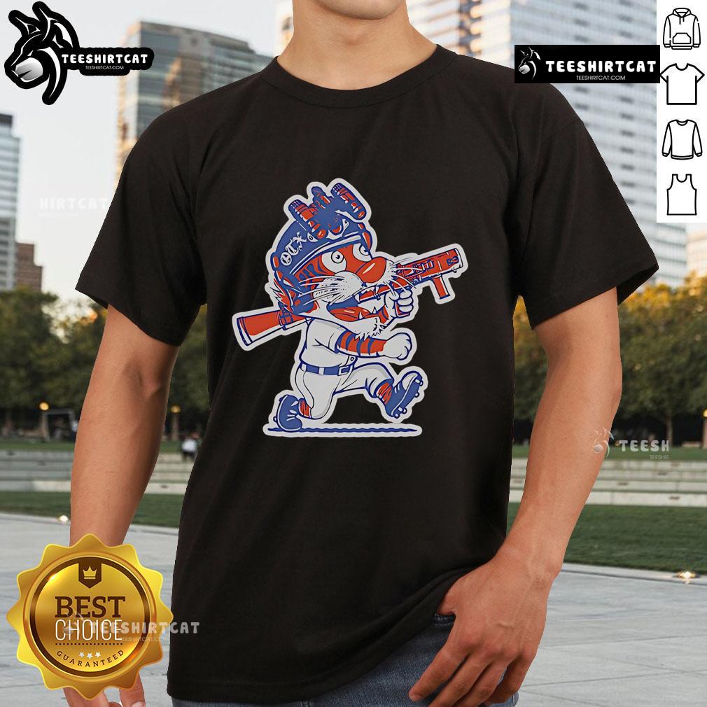 Official Tactical On The X Det Tigers Paws T-Shirt featuring a bold tiger paw design and tactical style for fans.