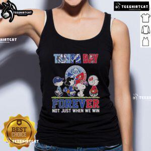 Official Tampa Bay Rays x Tampa Bay Lightning x Tampa Bay Buccaneers tank top featuring team logos and vibrant colors.