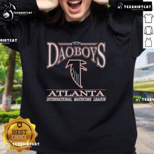 Official The Callous Daoboys x Atlanta Falcons sweatshirt featuring unique mathcore league design, perfect for fans.