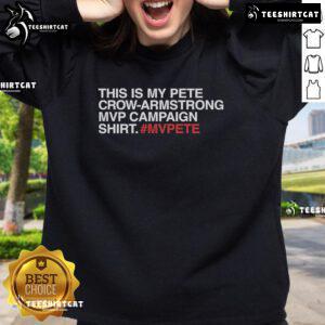 Official Pete Crow-Armstrong MVP campaign sweatshirt featuring MVPete design, perfect for fans and supporters.