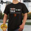 Official Tough It Out Talk Mental Health Awareness T-Shirt featuring a bold design promoting mental health advocacy.