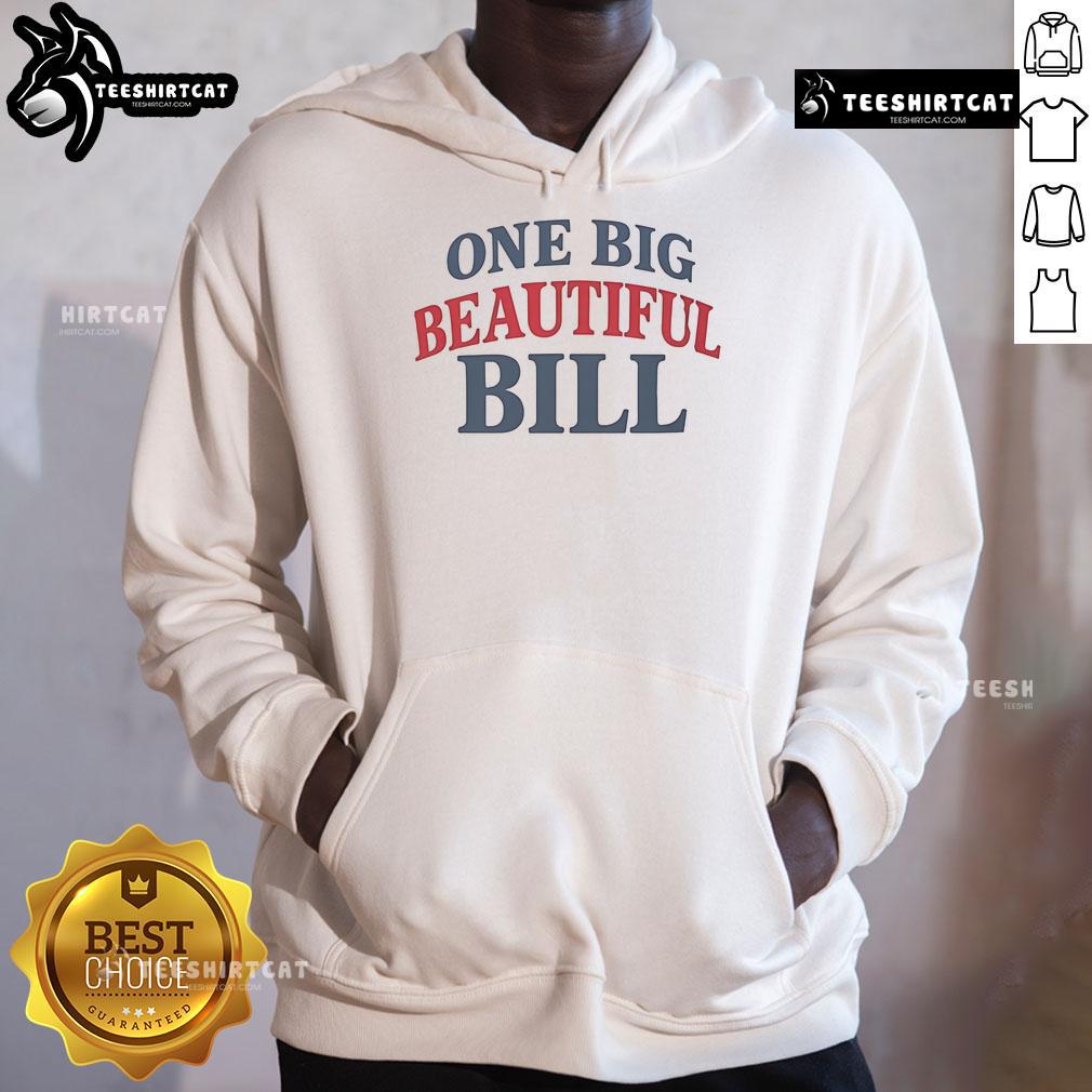 Official Trump One Big Beautiful Bill Hoodie featuring bold graphics and a comfortable design for supporters.