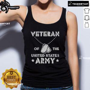 Official Veteran of This United States Army Tank Top featuring patriotic design and comfortable fit for proud veterans.
