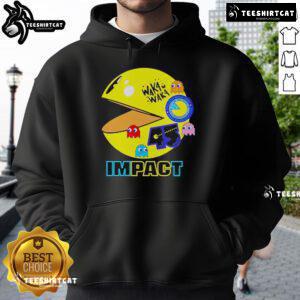 Official Waka Waka Pac-Man 45th Anniversary Hoodie featuring vibrant graphics and a stylish design for fans.