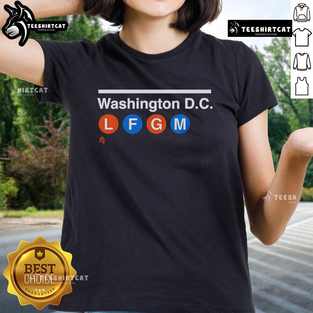 Official Washington D.C. LFGM Ladies Tee in stylish design, perfect for fans supporting their team in comfort.