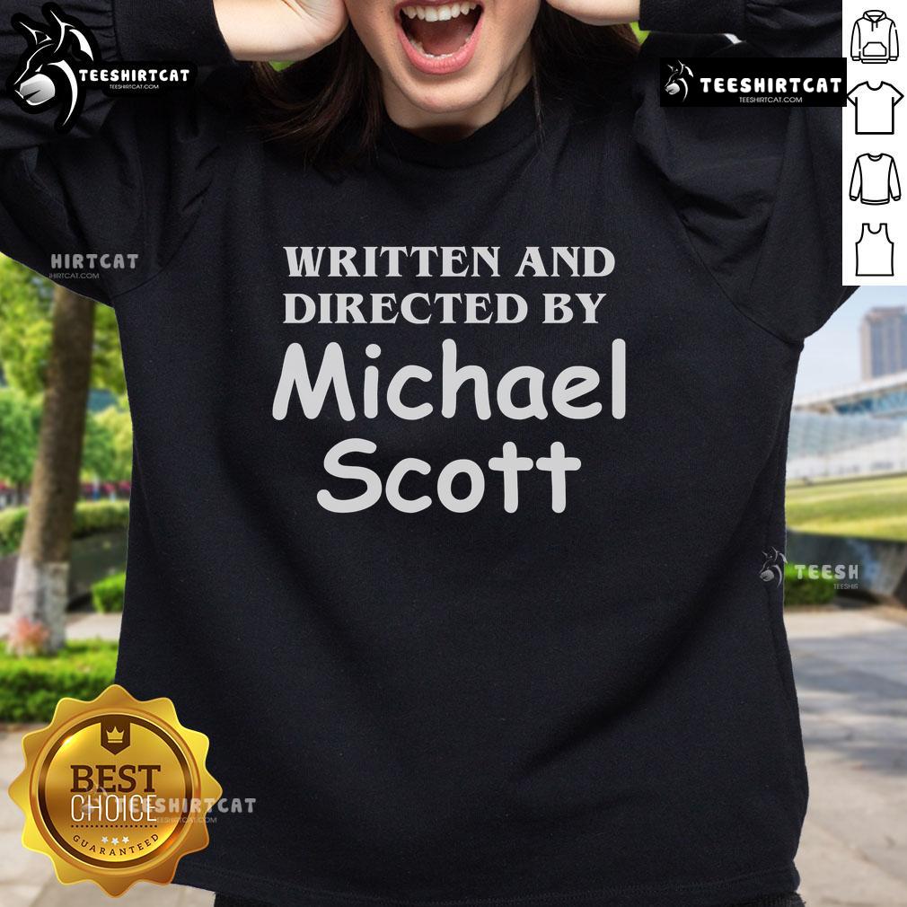 Official Michael Scott sweatshirt featuring unique design, perfect for fans of The Office and stylish casual wear.