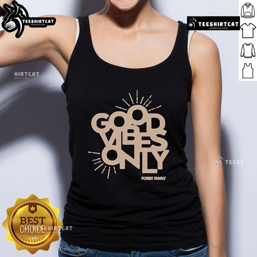 Original Electric Forest Good Vibes Tank Top featuring vibrant colors and a stylish design for festival enthusiasts.