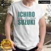 Alt Text: Original Ichiro Suzuki 25 Baseball Hall Of Fame T-Shirt featuring iconic design and vibrant colors for fans.
