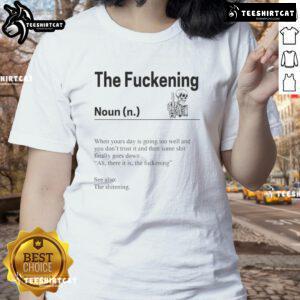 Original Skeleton The Fuckening ladies tee design, perfect for humor on those days when things seem too good to be true.