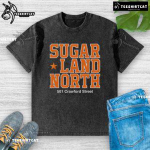 Original Sugar Land North Ram Washed T-Shirt on display, featuring a stylish design and vibrant colors.