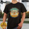 Vintage camera quote T-shirt: 'When Life Gets Blurry, Adjust Your Focus' design for photography enthusiasts.