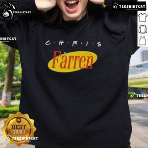 Premium Chris Farren Friend Sweatshirt featuring a stylish design, perfect for casual wear and fan apparel.