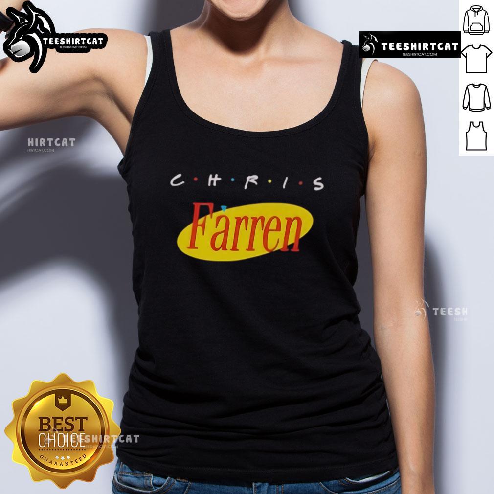 Premium Chris Farren Friend Tank Top featuring a stylish design, perfect for casual summer outfits and music fans.