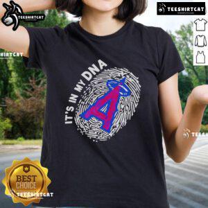 Premium 'It's In My DNA' Angeles Ladies Tee featuring stylish design and comfortable fit, perfect for casual wear.